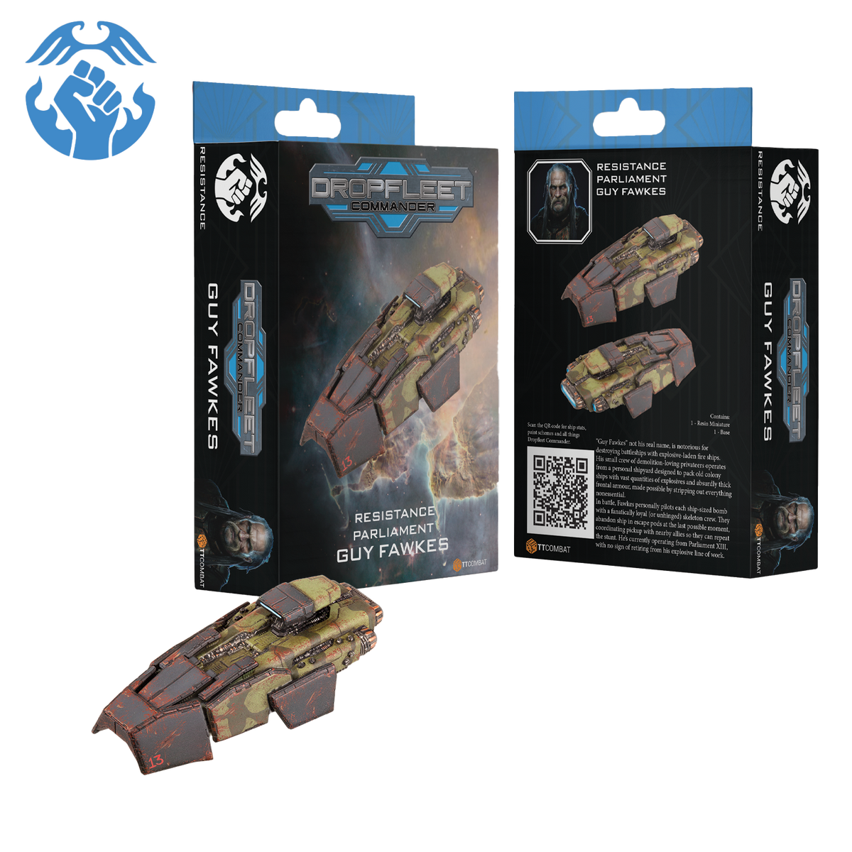 Dropfleet Commander - Resistance -Guy Fawkes - Parliament