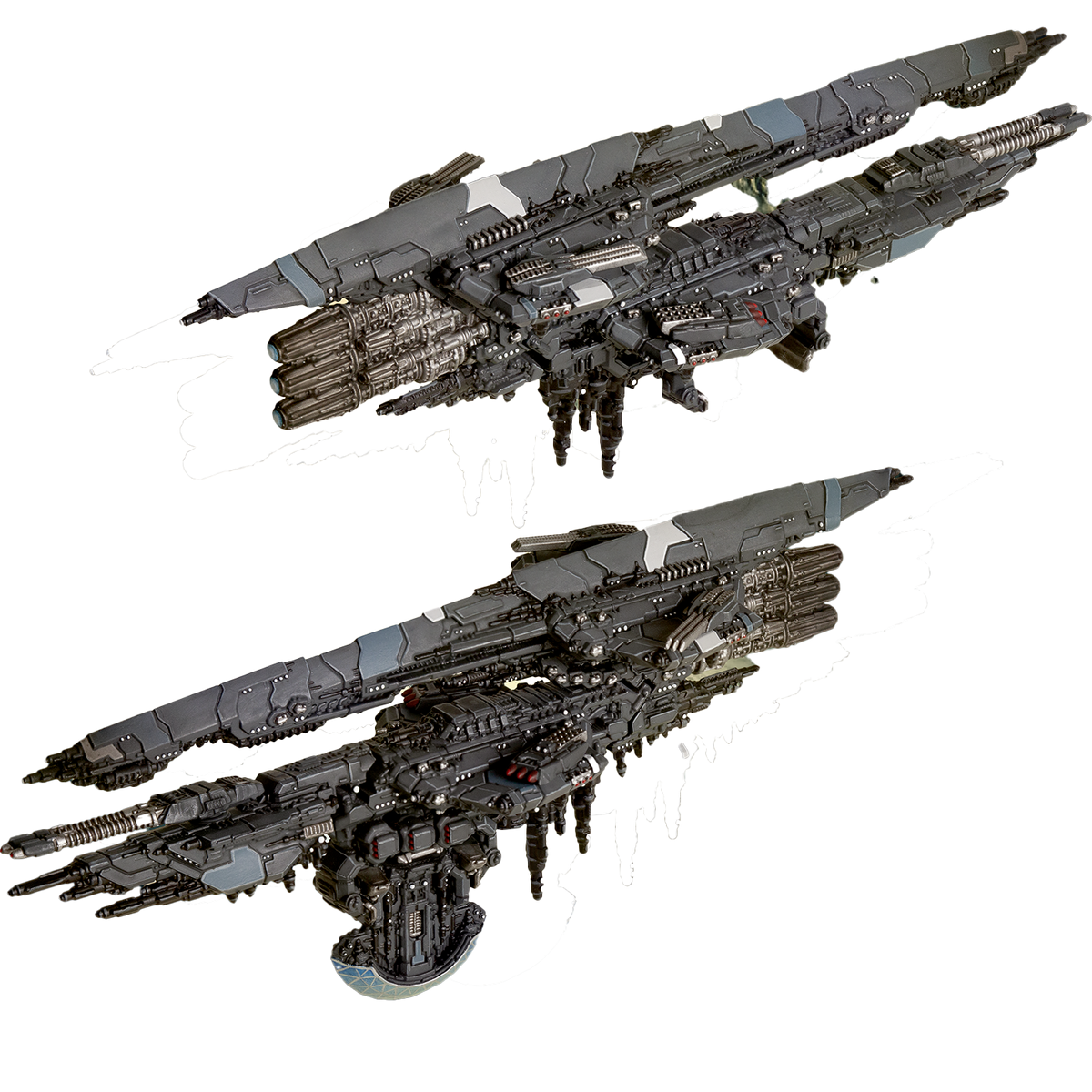 Dropfleet Commander - UCM Battlecruisers (plastique)