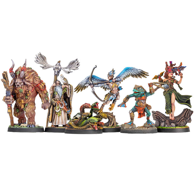 Dungeons & Lasers - Figurines - Fantasy Miniatures Set