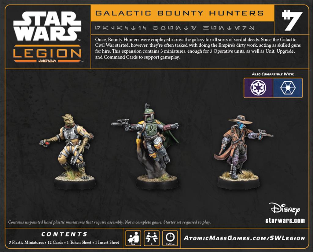 Star Wars Légion : Galactic Bounty Hunters (Reissue)