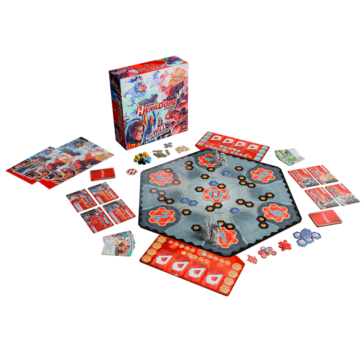 HexaDome Legends - Core Box contenu