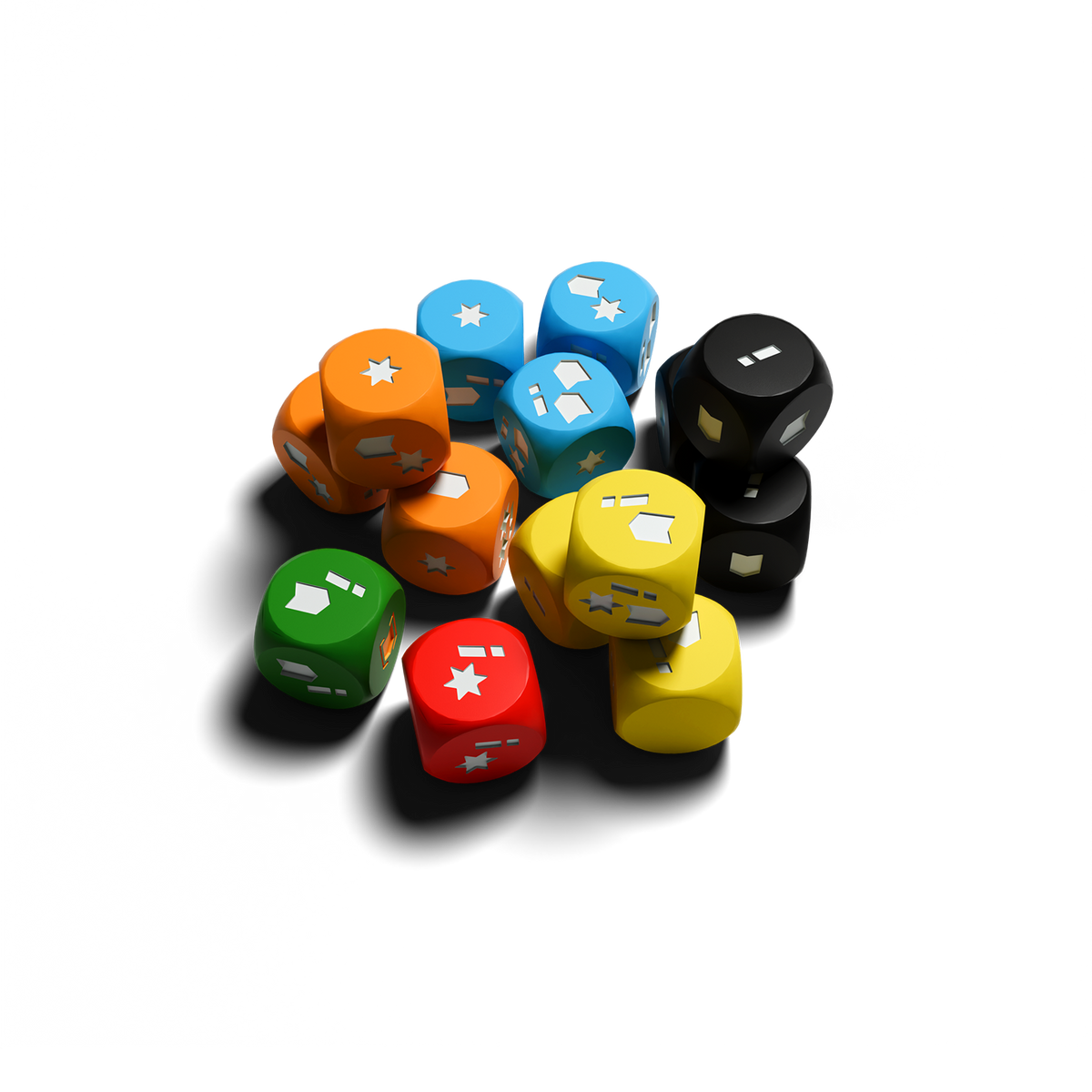 HexaDome Legends Frost Dice Set