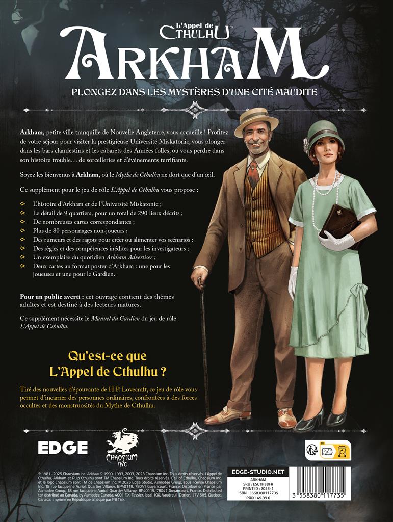 L'Appel de Cthulhu : Arkham