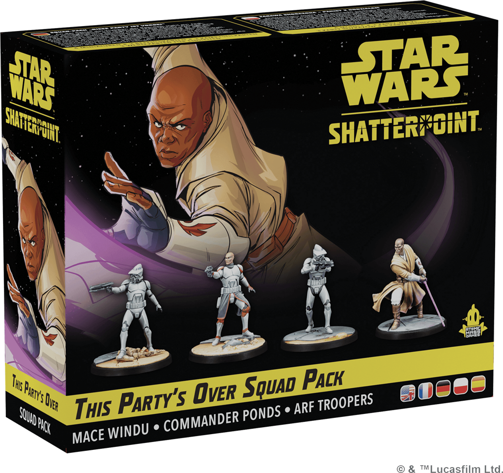 Boîte du set d'escouade La Fête est Finie (This Party's Over) – Star Wars Shatterpoint