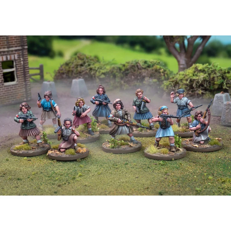 WargamesAtlantic : WW2 : Partisans (2) French Resistance Women
