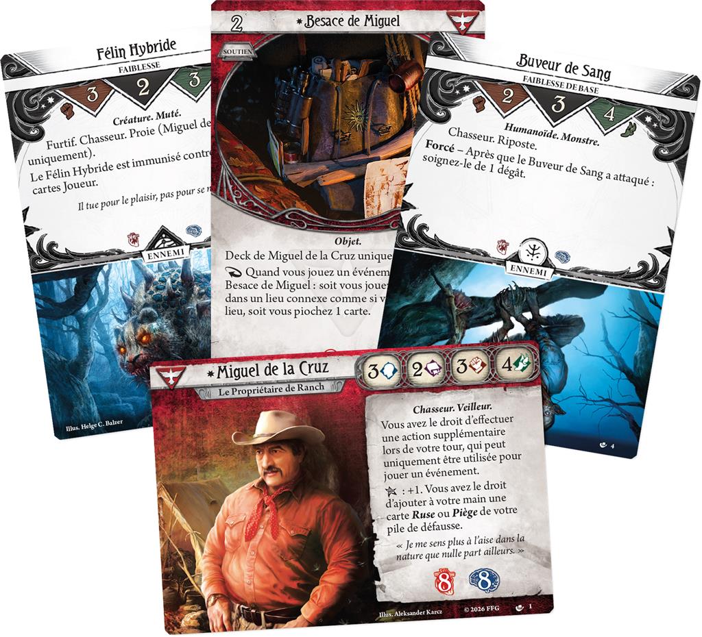 Horreur à Arkham JCE : Miguel de la Cruz (Deck Investigateur) VF
