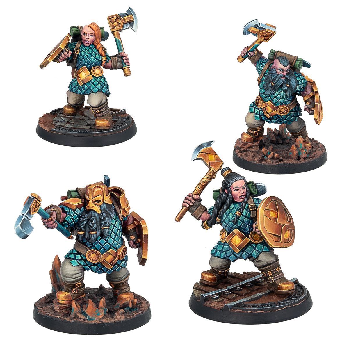 Warcrow - Mounthaven Militia figurines