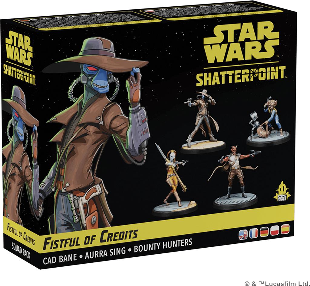 Boîte du set d'escouade Poignée de Crédits (Fistful of Credits) – Star Wars Shatterpoint