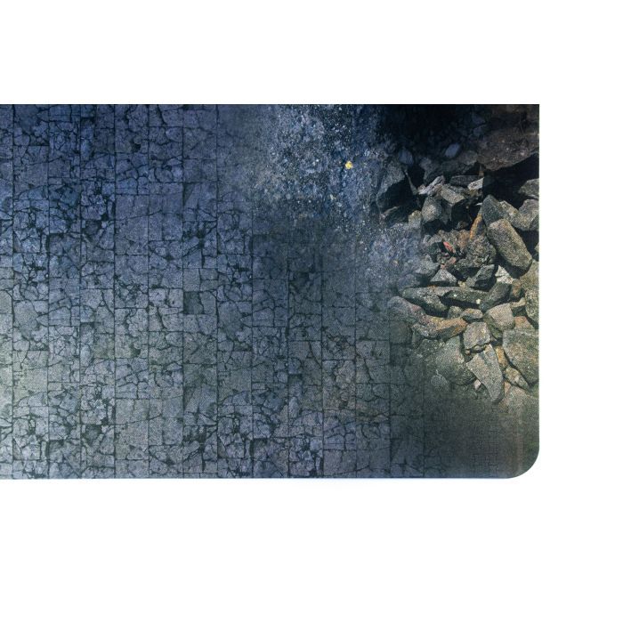 Ruined City – Tapis de jeu en caoutchouc simple face 44″x60″ / 112 x 152 cm