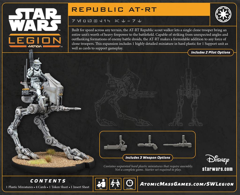 Star Wars Légion : Republic AT-RT (Réédition)