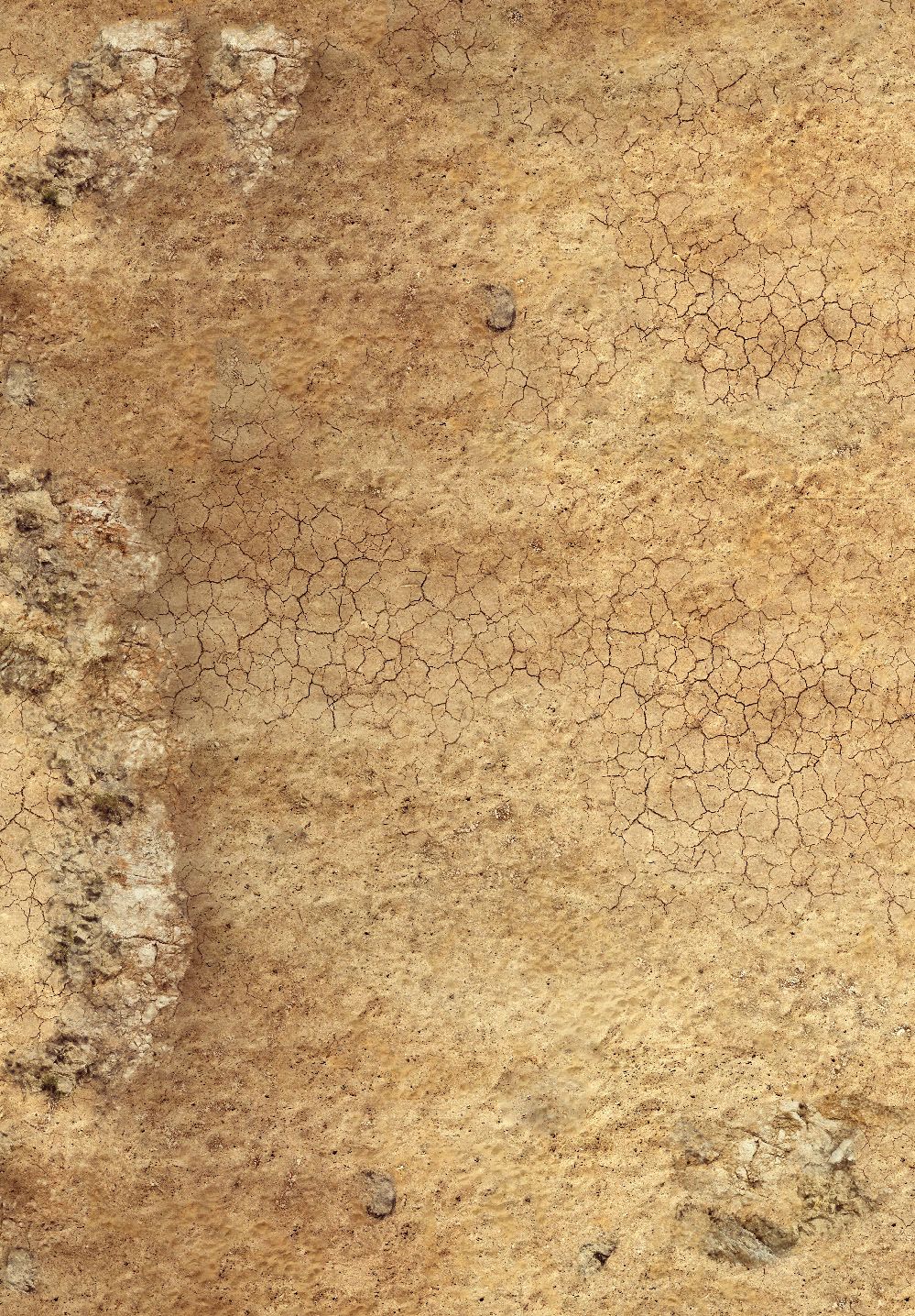 Rocky Desert – Tapis de jeu en caoutchouc simple face 44″x30″ / 112 x 76 cm