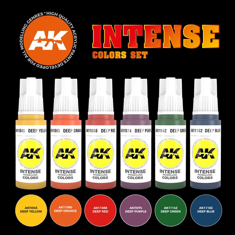 Acrylics 3GEN sets :Intense Colors Set