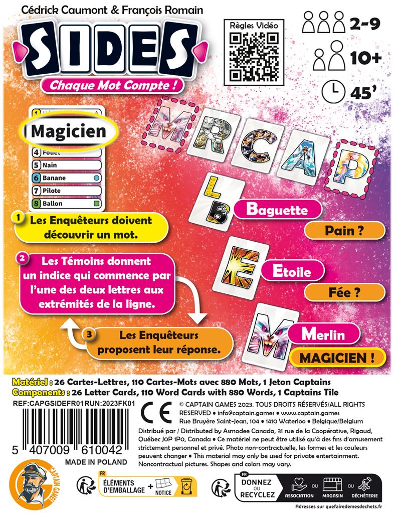 Sides (EN STOCK)(SOLDES D'HIVER 2026)