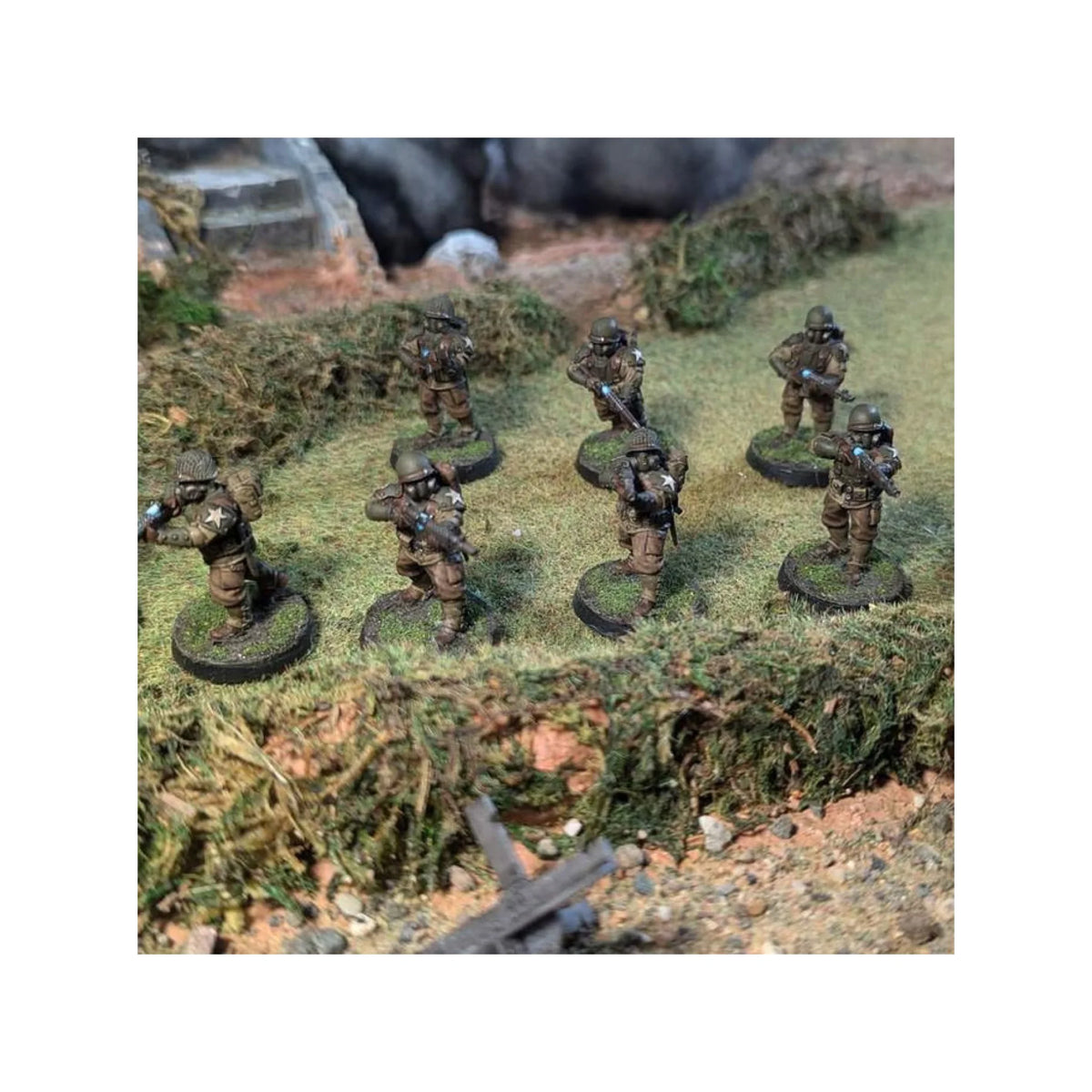 WargamesAtlantic : Sci-fi / Marcher : United States Infantry (20 figurines)