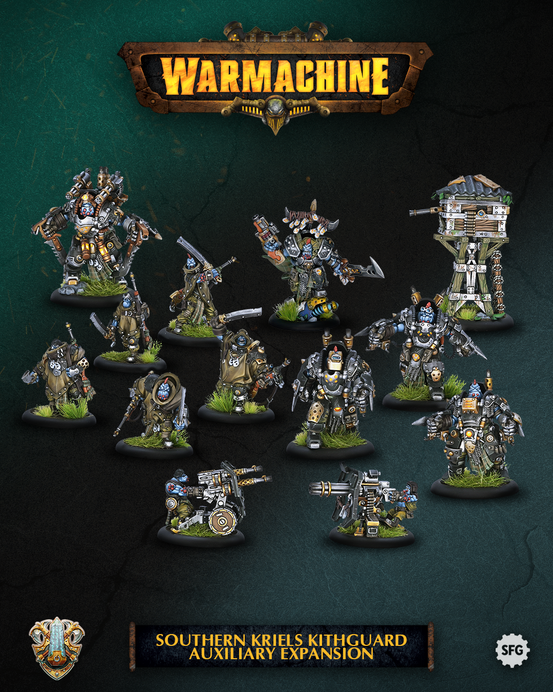 Warmachine - Southern Kriels Kithguard Auxiliary Expansion (Précommandes sortie en juin 2026)