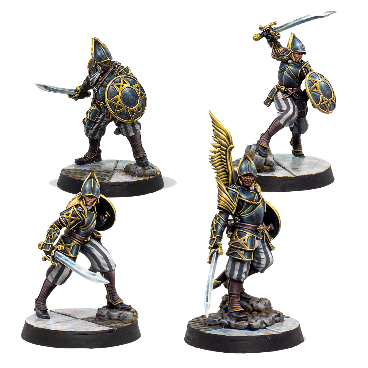 Warcrow - Black Legion Bucklermen en Francais