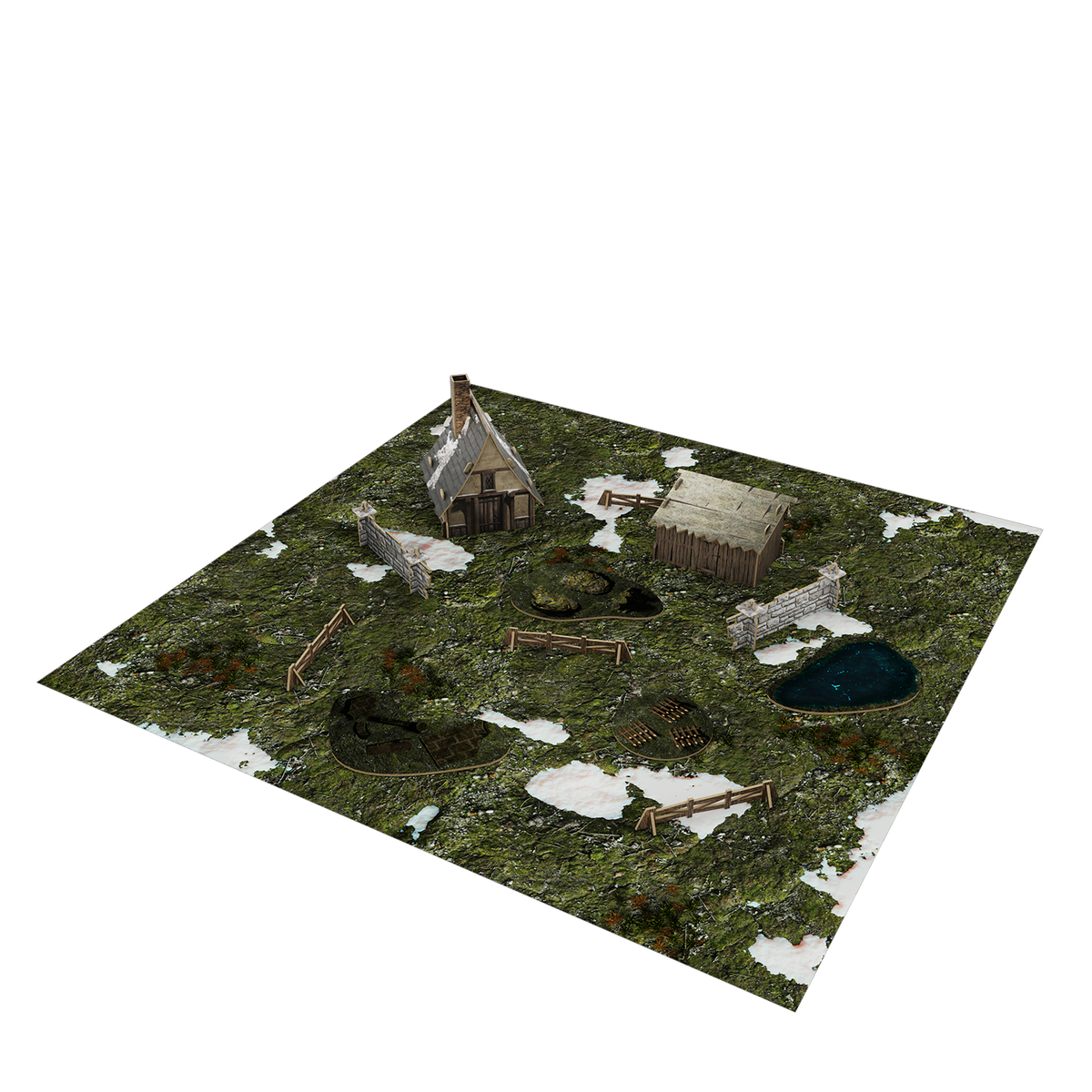 Warcrow - Bakhlia Farm Scenery Pack