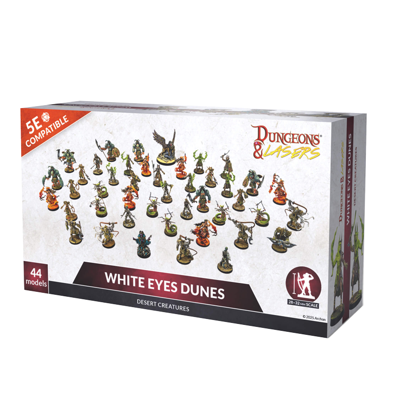 Dungeons & Lasers - Figurines - White Eyes Dunes