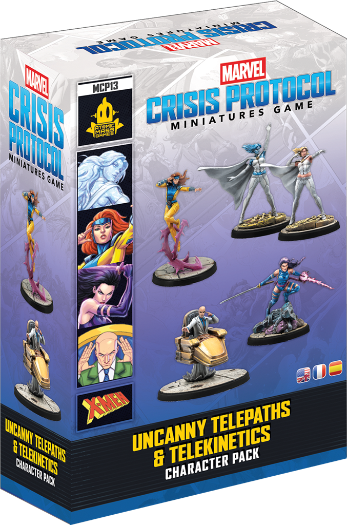 Marvel Crisis Protocol : Uncanny Telepaths & Telekinetics (Pack de Personnages)