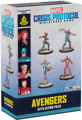 Marvel Crisis Protocol – Avengers Affiliation Pack