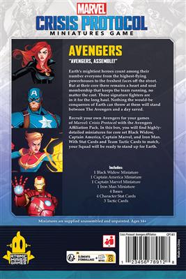 Marvel Crisis Protocol – Avengers Affiliation Pack