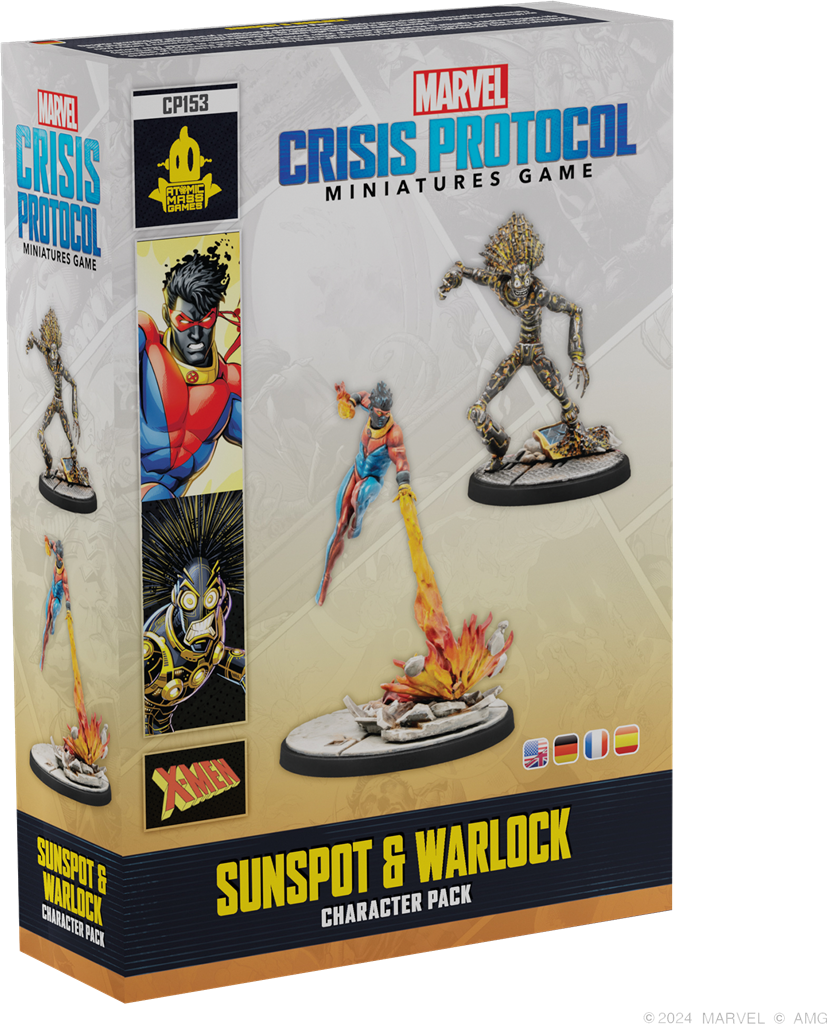 Marvel Crisis Protocol – Sunspot & Warlock (Pack de personnages)