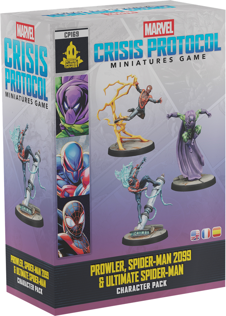 Marvel Crisis Protocol – Prowler, Spider-Man 2099 & Ultimate Spider-Man (Pack de personnages)