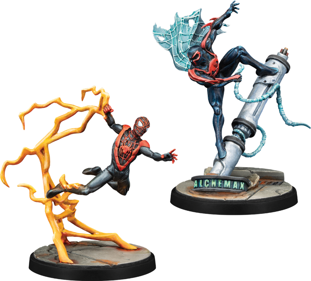 Marvel Crisis Protocol – Prowler, Spider-Man 2099 & Ultimate Spider-Man (Pack de personnages)