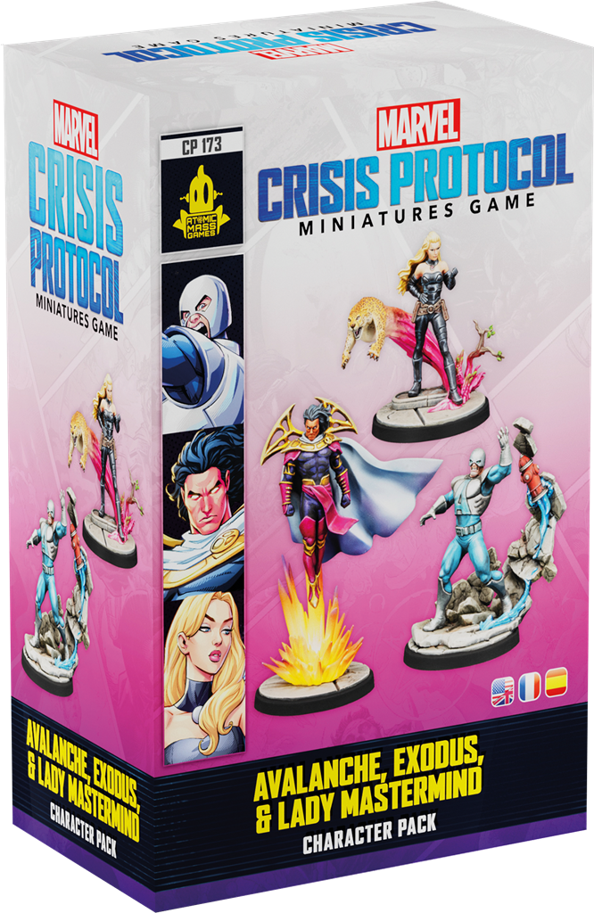 Marvel Crisis Protocol – Avalanche, Exodus & Lady Mastermind (Pack de personnages)