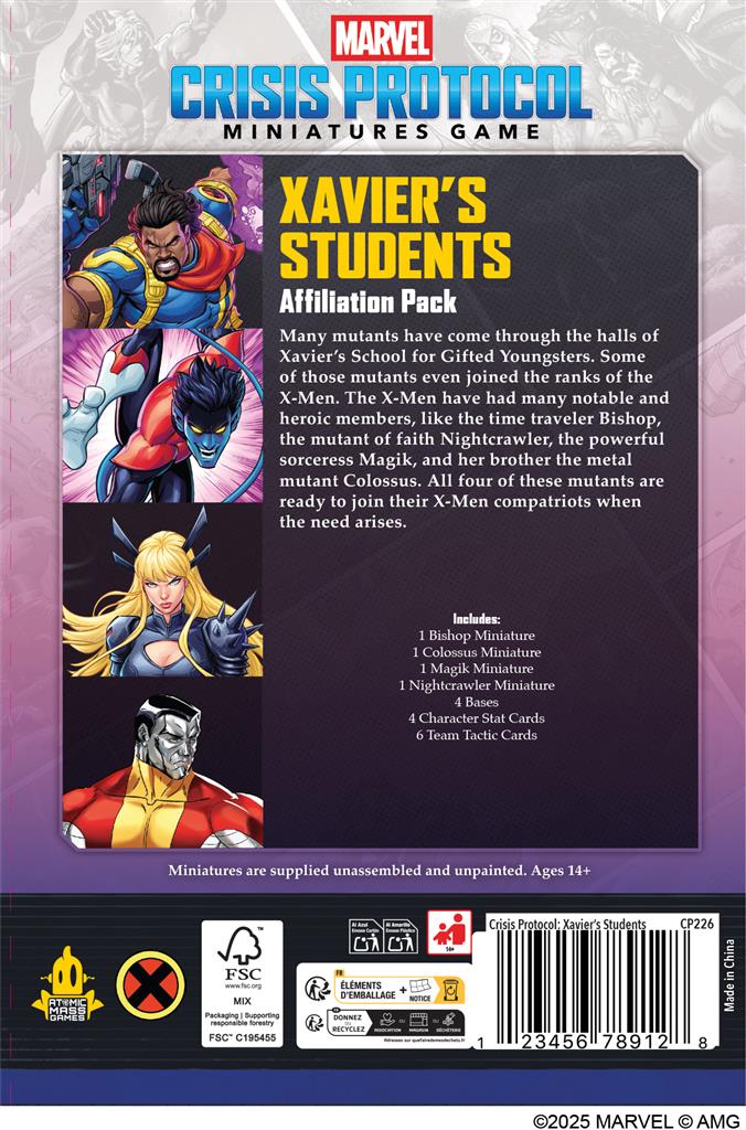 Marvel Crisis Protocol: Xavier's Students (Affiliation)