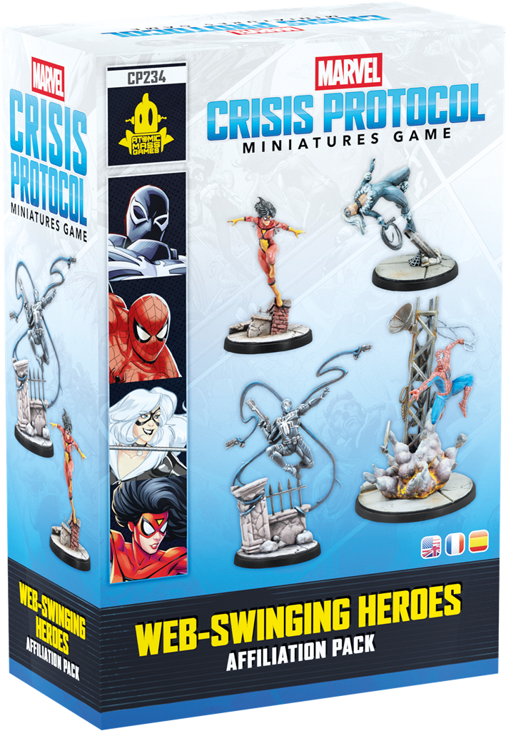 Marvel Crisis Protocol – Web-Swinging Heroes Affiliation Pack
