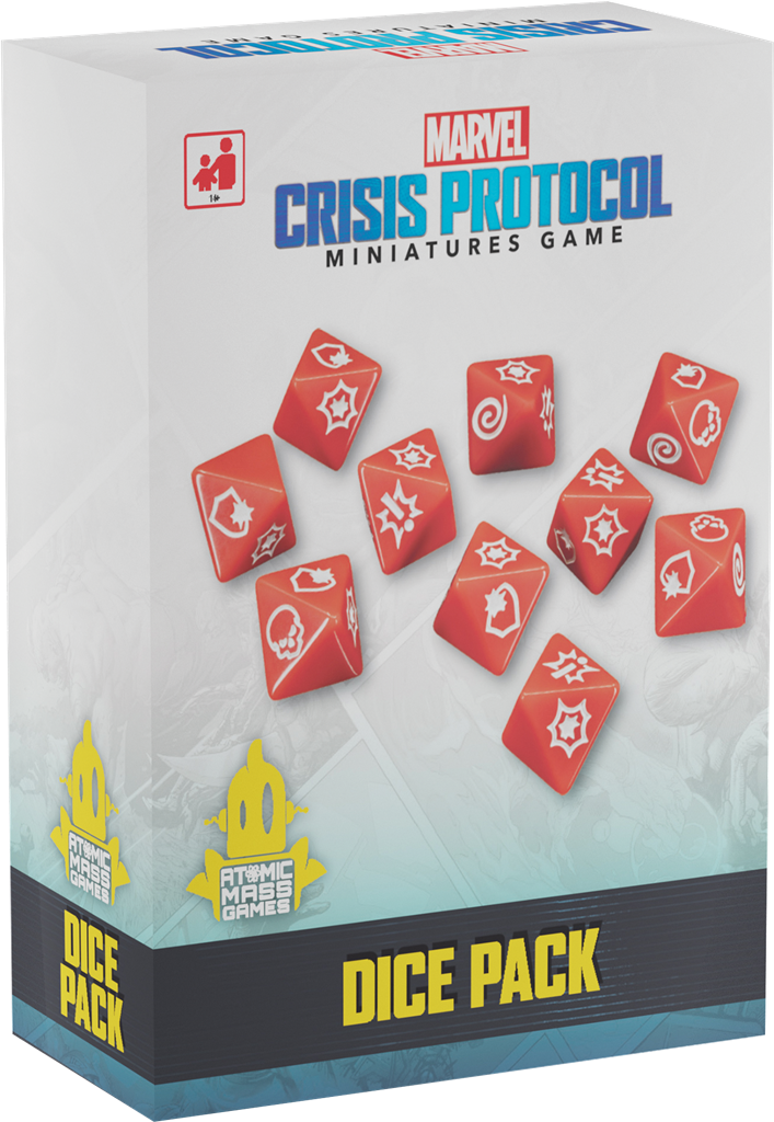 Marvel Crisis Protocol – Dice Pack (10 dés officiels)