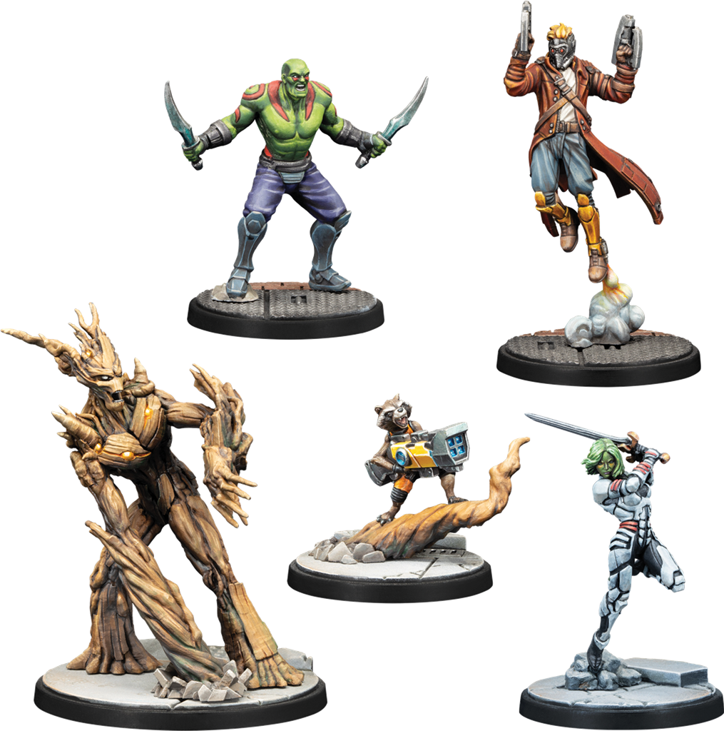 Marvel Crisis Protocol – Guardians of the Galaxy Starter Set (Base) en Anglais