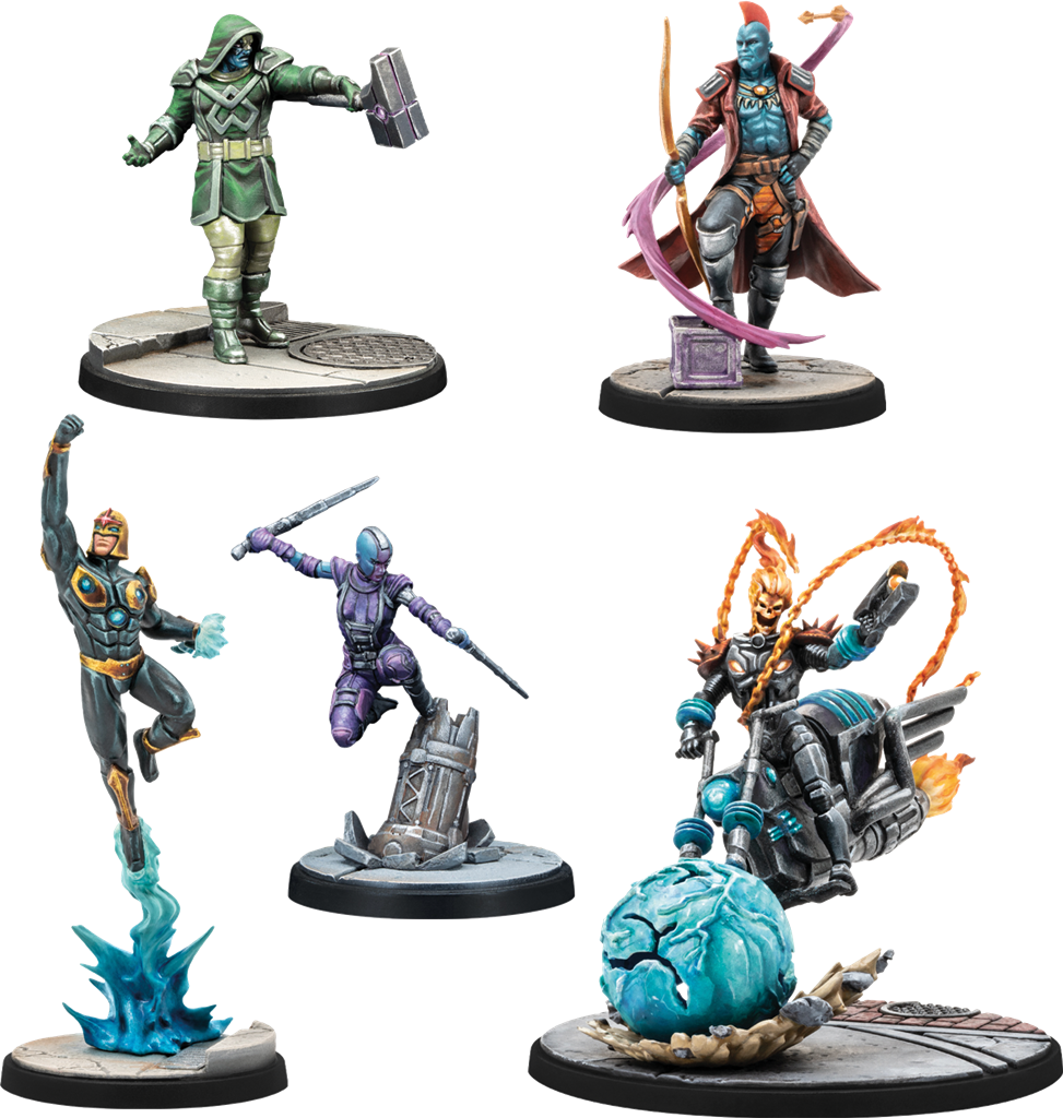 Marvel Crisis Protocol – Guardians of the Galaxy Starter Set (Base) en Anglais