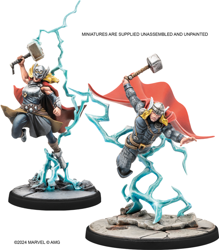 Marvel Crisis Protocol – Mighty Thor & Lady Sif (Pack de personnages Asgard)