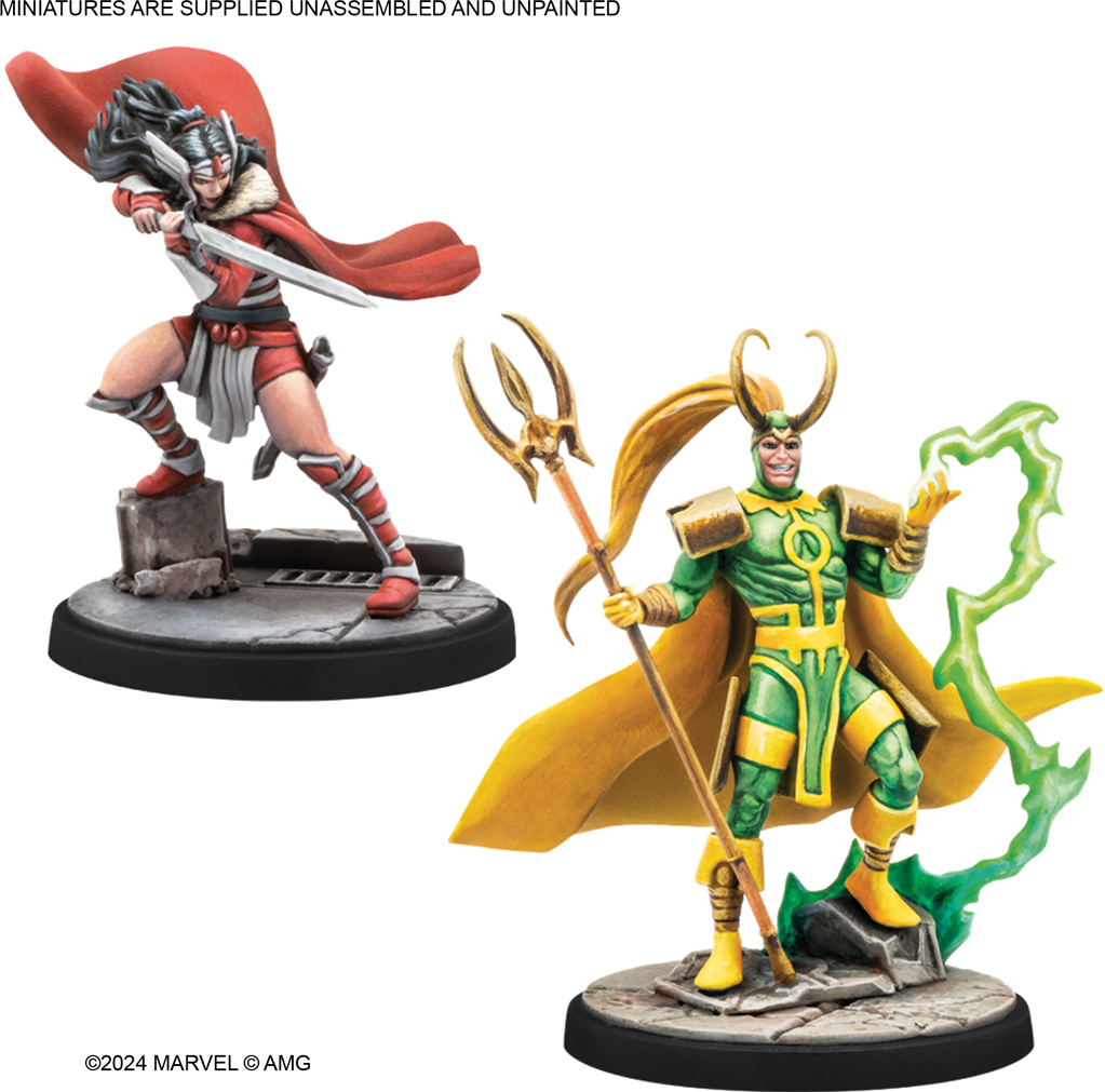 Marvel Crisis Protocol – Mighty Thor & Lady Sif (Pack de personnages Asgard)