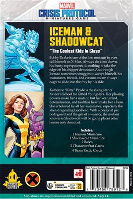 Marvel Crisis Protocol – Iceman & Shadowcat (Pack de personnages X-Men)