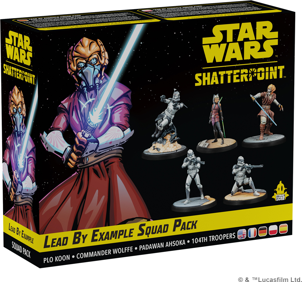 Boîte du set d'escouade Lead by Example – Star Wars Shatterpoint