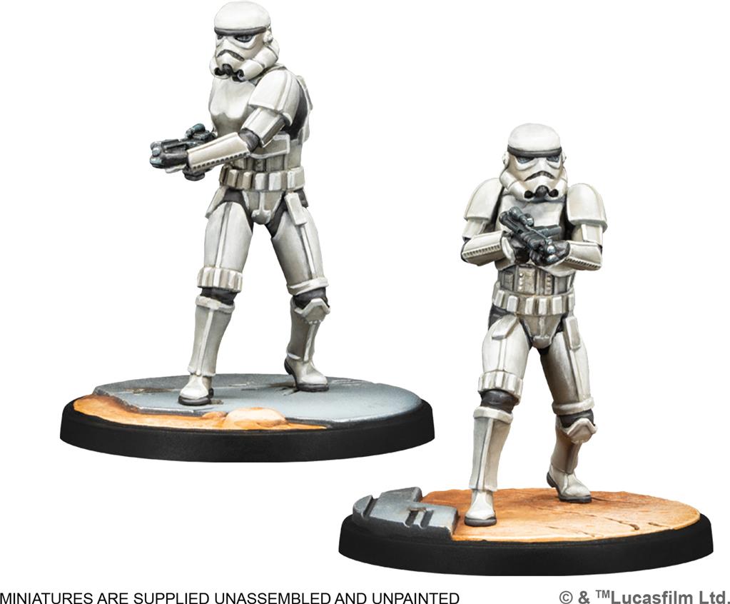 Détail des figurines La Peur et les Hommes (Fear and Dead Men) – Star Wars Shatterpoint