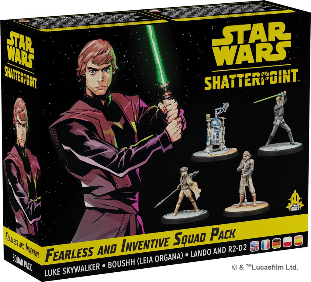 Boîte du set d'escouade Courageux et Inventif (Fearless and Inventive) – Star Wars Shatterpoint