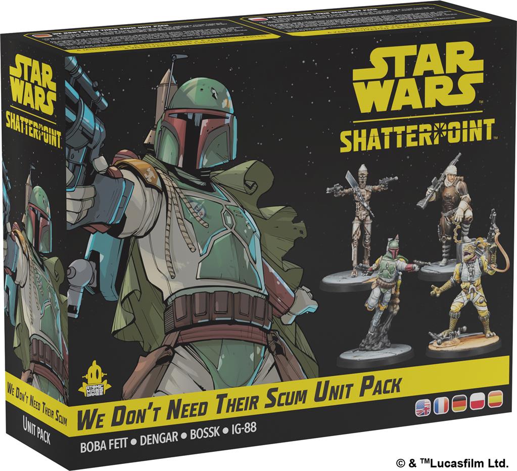 Boîte du set d'escouade We Don't Need Their Scum – Star Wars Shatterpoint