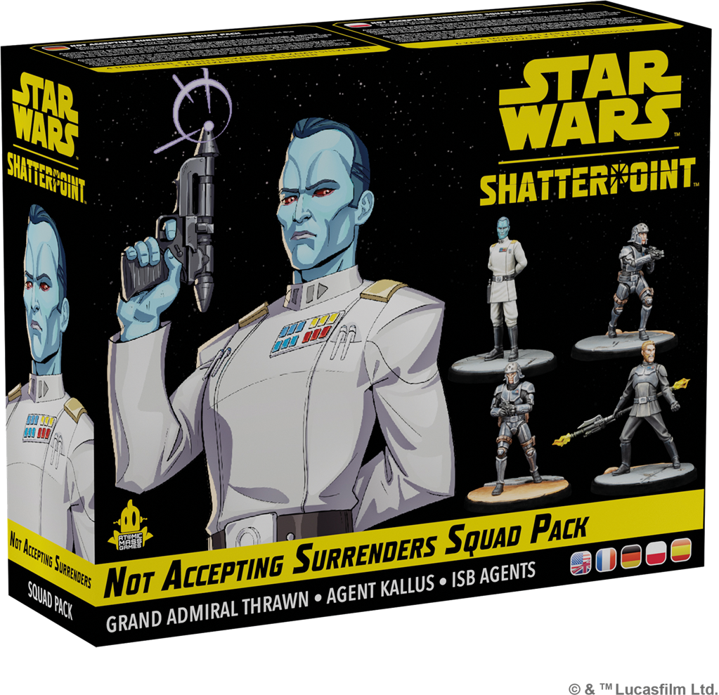 Boîte du set d'escouade Not Accepting Surrenders – Star Wars Shatterpoint