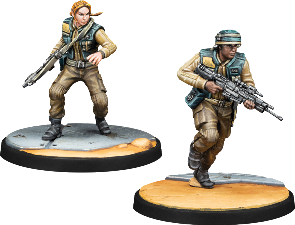 Détail des figurines All the Way – Star Wars Shatterpoint