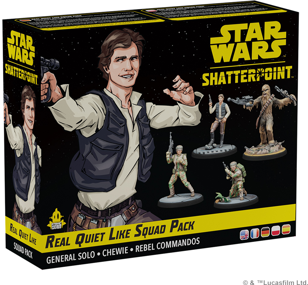 Boîte du set d'escouade Real Quiet Like – Star Wars Shatterpoint