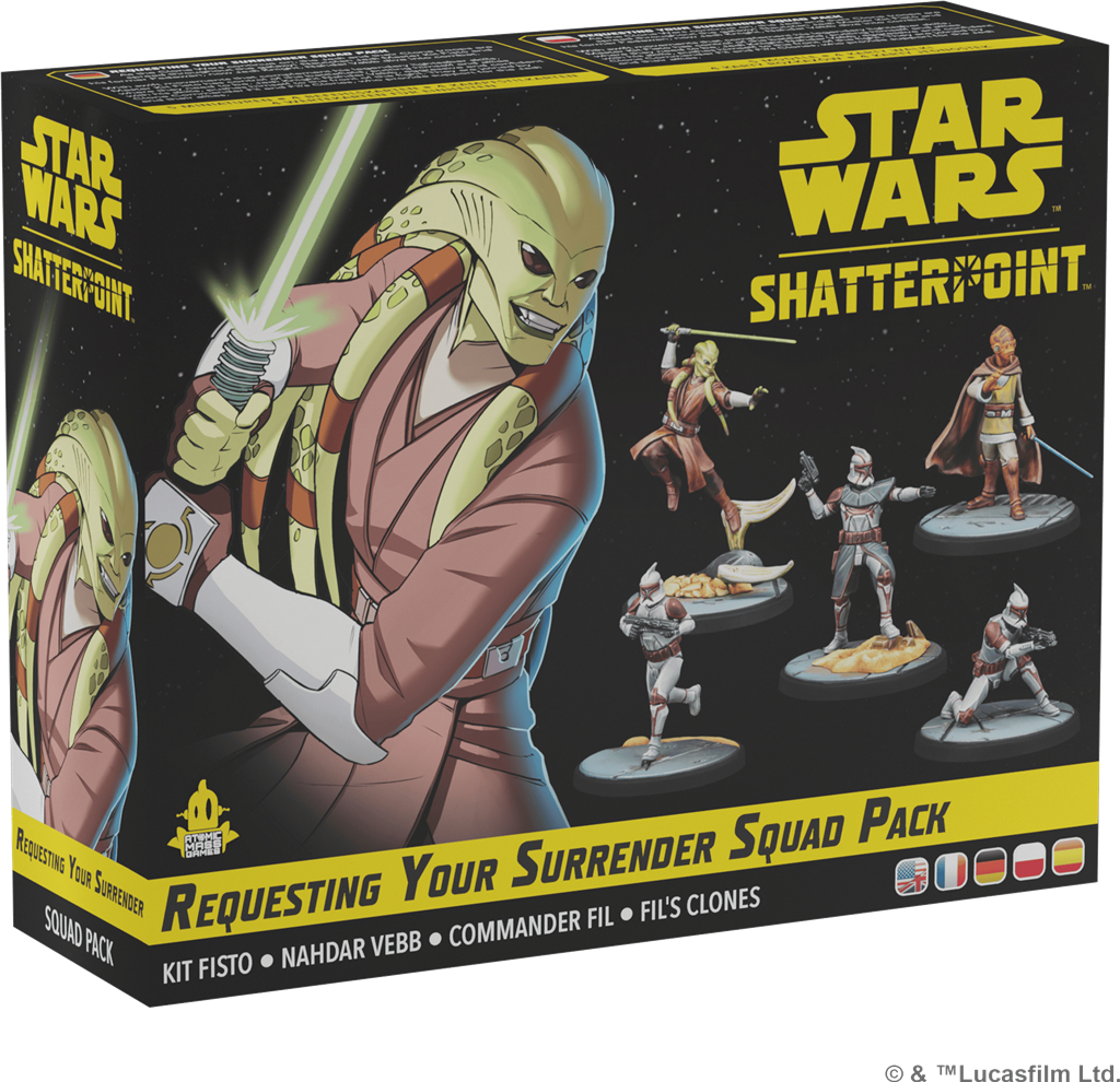 Boîte du set d'escouade Requesting Your Surrender – Star Wars Shatterpoint