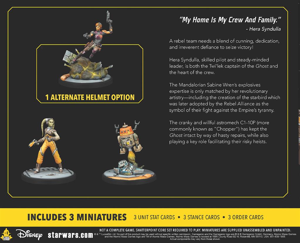 Détail des figurines Make the Impossible Possible – Star Wars Shatterpoint