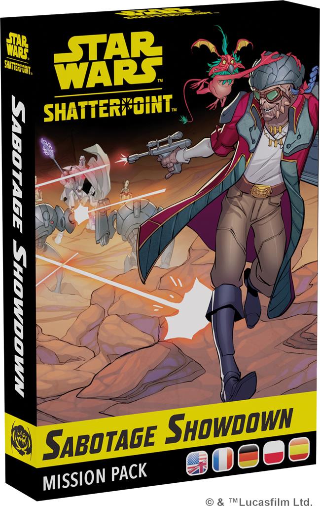 Boîte du pack de mission Sabotage Showdown – Star Wars Shatterpoint