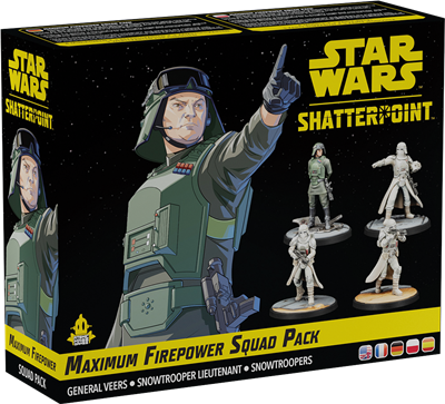 Boîte du set d'escouade Maximum Firepower – Star Wars Shatterpoint