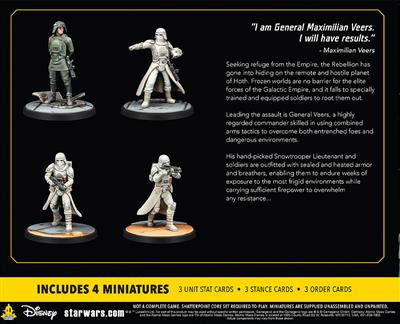 Contenu du set d'escouade Maximum Firepower – Star Wars Shatterpoint