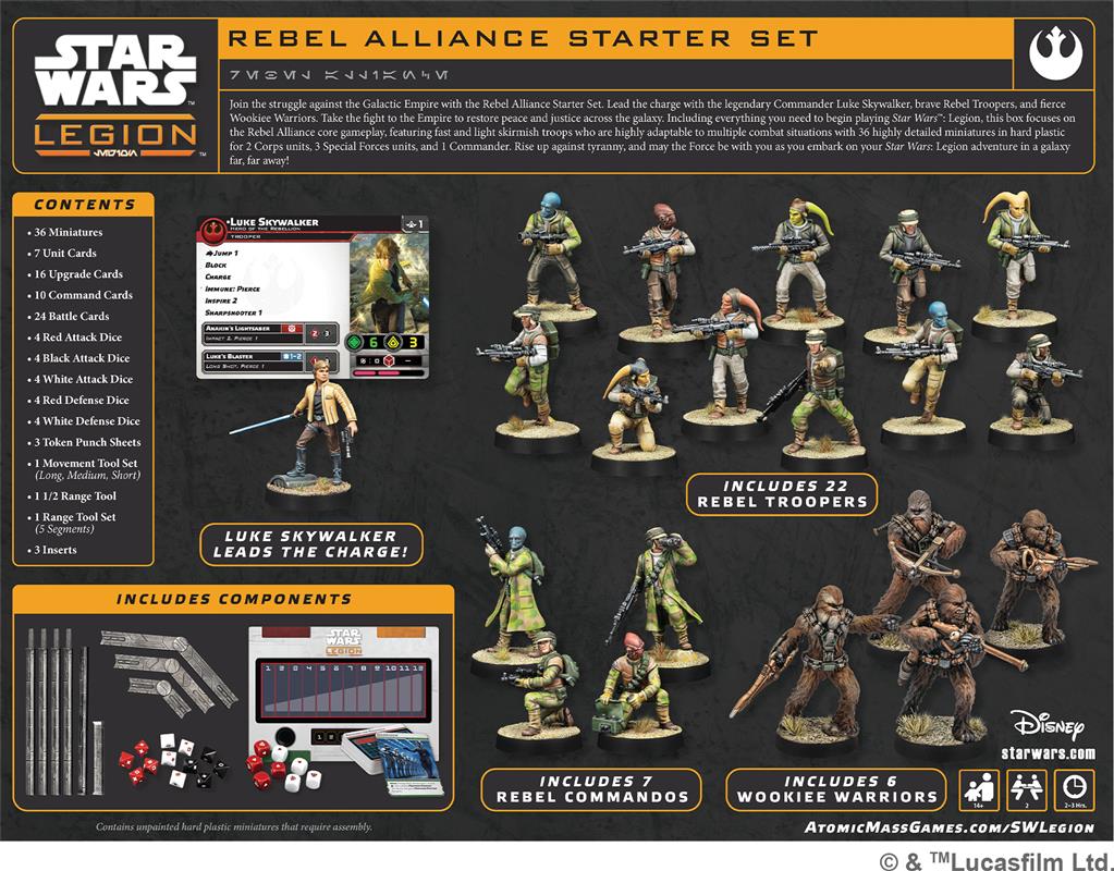 Star Wars Légion : Rebel Alliance Starter Set (Boîte de Démarrage)